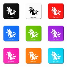 מגנט למקרר בעיצוב אישי עם השם שלך בעיצוב צוללן גודל המגנט 6.5 × 6.5 ס"מ