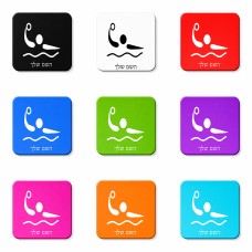 מגנט למקרר בעיצוב אישי עם השם שלך בעיצוב כדור מים אולימפי גודל המגנט 6.5 × 6.5 ס"מ