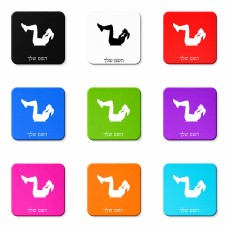 מגנט למקרר בעיצוב אישי עם השם שלך בעיצוב אישה מתאמנת גודל המגנט 6.5 × 6.5 ס"מ