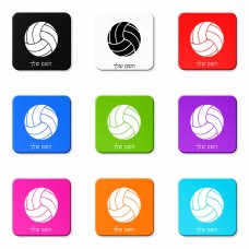 מגנט למקרר בעיצוב אישי עם השם שלך בעיצוב כדור כדורעף גודל המגנט 6.5 × 6.5 ס"מ