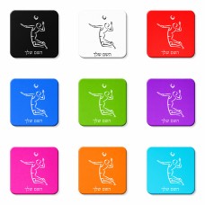 מגנט למקרר בעיצוב אישי עם השם שלך בעיצוב שחקן כדורעף גודל המגנט 6.5 × 6.5 ס"מ