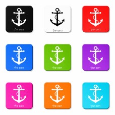 מגנט למקרר בעיצוב אישי עם השם שלך בעיצוב לעגן גודל המגנט 6.5 × 6.5 ס"מ