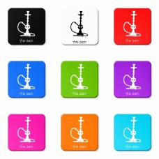 מגנט למקרר בעיצוב אישי עם השם שלך בעיצוב נרגילה גודל המגנט 6.5 × 6.5 ס"מ