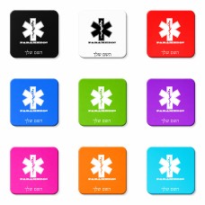 מגנט למקרר בעיצוב אישי עם השם שלך בעיצוב חובש גודל המגנט 6.5 × 6.5 ס"מ