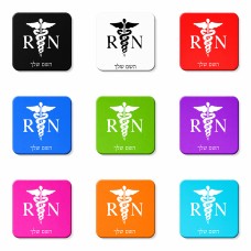 מגנט למקרר בעיצוב אישי עם השם שלך בעיצוב אחות מוסמכת גודל המגנט 6.5 × 6.5 ס"מ