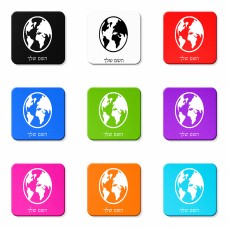 מגנט למקרר בעיצוב אישי עם השם שלך בעיצוב עולם גודל המגנט 6.5 × 6.5 ס"מ