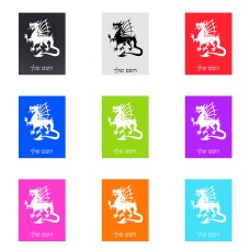 שלט אלומיניום קטן לחדר בעיצוב אישי עם השם שלך בעיצוב דרקון גודל השלט 15 × 20 ס"מ.