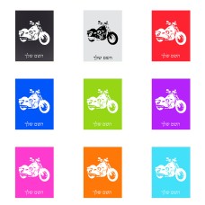 שלט אלומיניום קטן לחדר בעיצוב אישי עם השם שלך בעיצוב הארלי-דיווידסון גודל השלט 15 × 20 ס"מ.