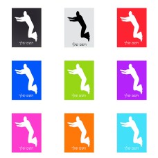 שלט אלומיניום קטן לחדר בעיצוב אישי עם השם שלך בעיצוב פארקורינג גודל השלט 15 × 20 ס"מ.