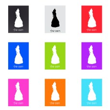 שלט אלומיניום קטן לחדר בעיצוב אישי עם השם שלך בעיצוב נסיכה גודל השלט 15 × 20 ס"מ.