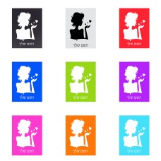 שלט אלומיניום קטן לחדר בעיצוב אישי עם השם שלך בעיצוב אהבת נשים גודל השלט 15 × 20 ס"מ.