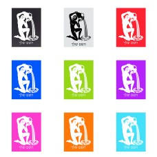 שלט אלומיניום קטן לחדר בעיצוב אישי עם השם שלך בעיצוב מזלות - דלי גודל השלט 15 × 20 ס"מ.