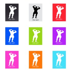 שלט אלומיניום קטן לחדר בעיצוב אישי עם השם שלך בעיצוב פיתוח גוף גודל השלט 15 × 20 ס"מ.