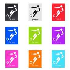 שלט אלומיניום קטן לחדר בעיצוב אישי עם השם שלך בעיצוב כדורגל אולימפי גודל השלט 15 × 20 ס"מ.