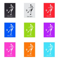 שלט אלומיניום קטן לחדר בעיצוב אישי עם השם שלך בעיצוב שחקן כדורגל גודל השלט 15 × 20 ס"מ.