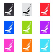 שלט אלומיניום קטן לחדר בעיצוב אישי עם השם שלך בעיצוב לגלוש - גלישה - שייט גודל השלט 15 × 20 ס"מ.