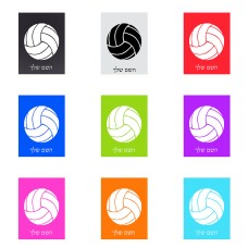 שלט אלומיניום קטן לחדר בעיצוב אישי עם השם שלך בעיצוב כדור כדורעף גודל השלט 15 × 20 ס"מ.