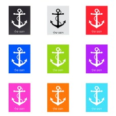 שלט אלומיניום קטן לחדר בעיצוב אישי עם השם שלך בעיצוב לעגן גודל השלט 15 × 20 ס"מ.