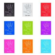 שלט אלומיניום קטן לחדר בעיצוב אישי עם השם שלך בעיצוב יד גודל השלט 15 × 20 ס"מ.