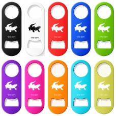 פותחן בקבוקים בעיצוב אישי עם השם שלך בעיצוב תנין גודל הפותחן 3.2 × 8.7 ס"מ