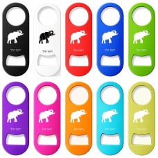 פותחן בקבוקים בעיצוב אישי עם השם שלך בעיצוב פיל גודל הפותחן 3.2 × 8.7 ס"מ