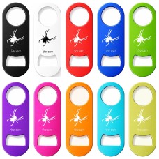 פותחן בקבוקים בעיצוב אישי עם השם שלך בעיצוב עכביש גודל הפותחן 3.2 × 8.7 ס"מ