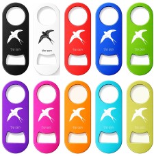 פותחן בקבוקים בעיצוב אישי עם השם שלך בעיצוב לבלוע גודל הפותחן 3.2 × 8.7 ס"מ