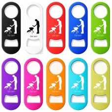 פותחן בקבוקים בעיצוב אישי עם השם שלך בעיצוב גריל ברביקיו גודל הפותחן 3.2 × 8.7 ס"מ