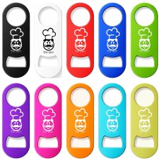 פותחן בקבוקים בעיצוב אישי עם השם שלך בעיצוב שף גודל הפותחן 3.2 × 8.7 ס"מ