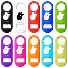 פותחן בקבוקים בעיצוב אישי עם השם שלך בעיצוב צלם - גברים גודל הפותחן 3.2 × 8.7 ס"מ