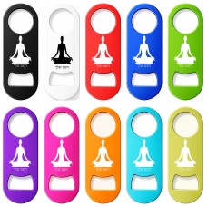 פותחן בקבוקים בעיצוב אישי עם השם שלך בעיצוב אימון יוגה גודל הפותחן 3.2 × 8.7 ס"מ