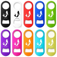 פותחן בקבוקים בעיצוב אישי עם השם שלך בעיצוב בתולת ים - אישה גודל הפותחן 3.2 × 8.7 ס"מ