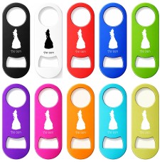 פותחן בקבוקים בעיצוב אישי עם השם שלך בעיצוב נסיכה גודל הפותחן 3.2 × 8.7 ס"מ