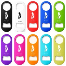 פותחן בקבוקים בעיצוב אישי עם השם שלך בעיצוב קוקופלי גודל הפותחן 3.2 × 8.7 ס"מ