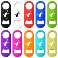 פותחן בקבוקים בעיצוב אישי עם השם שלך בעיצוב כינור גודל הפותחן 3.2 × 8.7 ס"מ