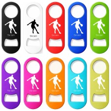 פותחן בקבוקים בעיצוב אישי עם השם שלך בעיצוב שחקן כדורסל גודל הפותחן 3.2 × 8.7 ס"מ