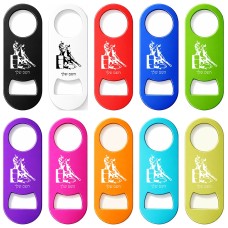 פותחן בקבוקים בעיצוב אישי עם השם שלך בעיצוב קאוגירל גודל הפותחן 3.2 × 8.7 ס"מ