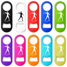 פותחן בקבוקים בעיצוב אישי עם השם שלך בעיצוב זורק כידון גודל הפותחן 3.2 × 8.7 ס"מ