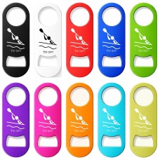 פותחן בקבוקים בעיצוב אישי עם השם שלך בעיצוב קיאק אולימפי גודל הפותחן 3.2 × 8.7 ס"מ