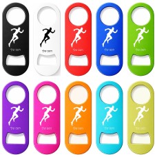 פותחן בקבוקים בעיצוב אישי עם השם שלך בעיצוב רץ גודל הפותחן 3.2 × 8.7 ס"מ