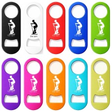 פותחן בקבוקים בעיצוב אישי עם השם שלך בעיצוב אימון ספינינג - אישה גודל הפותחן 3.2 × 8.7 ס"מ