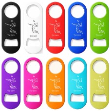 פותחן בקבוקים בעיצוב אישי עם השם שלך בעיצוב שחקן כדורעף גודל הפותחן 3.2 × 8.7 ס"מ