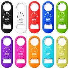 פותחן בקבוקים בעיצוב אישי עם השם שלך בעיצוב מיכל של בירה גודל הפותחן 3.2 × 8.7 ס"מ