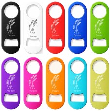 פותחן בקבוקים בעיצוב אישי עם השם שלך בעיצוב חיטה גלית זהב גודל הפותחן 3.2 × 8.7 ס"מ