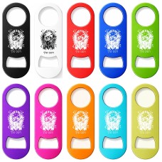 פותחן בקבוקים בעיצוב אישי עם השם שלך בעיצוב רוקנרול גודל הפותחן 3.2 × 8.7 ס"מ