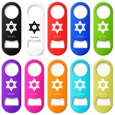 פותחן בקבוקים בעיצוב אישי עם השם שלך בעיצוב מגן דוד - מגן דוד - ישראל גודל הפותחן 3.2 × 8.7 ס"מ
