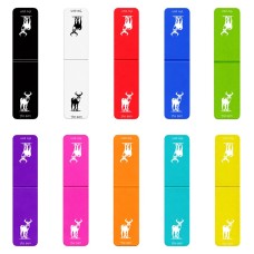 סימני לספרים בעיצוב אישי עם השם שלך בעיצוב צבי גדול הסמניה 13 × 2.5 ס"מ