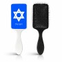 מסרק לשיער בעיצוב אישי עם השם שלך בעיצוב מגן דוד - מגן דוד - ישראל גודל המסרק 21.5 × 6.8 ס"מ