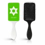 מסרק לשיער בעיצוב אישי עם השם שלך בעיצוב מגן דוד - מגן דוד - ישראל גודל המסרק 21.5 × 6.8 ס"מ