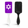 מסרק לשיער בעיצוב אישי עם השם שלך בעיצוב מגן דוד - מגן דוד - ישראל גודל המסרק 21.5 × 6.8 ס"מ